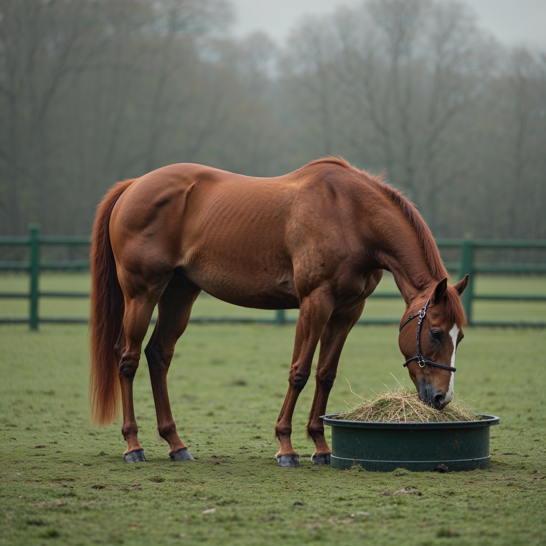 Cheval qui maigrit