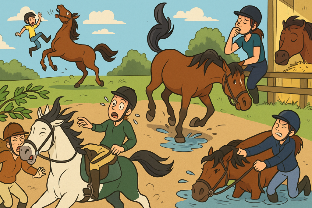 5 galères à cheval qu’on a tous vécues