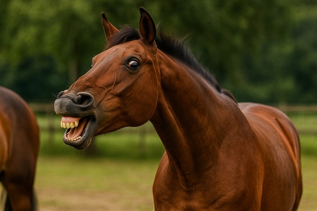 comportement etrange chevaux