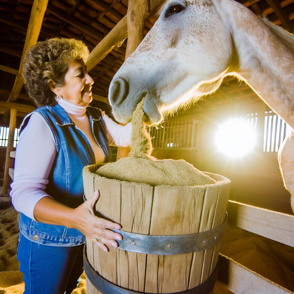 Pourquoi donner du mash cheval à votre monture?