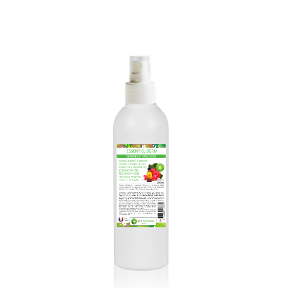 Essentiel Derm – Lotion assainissante verrues & sarcoïdes cheval