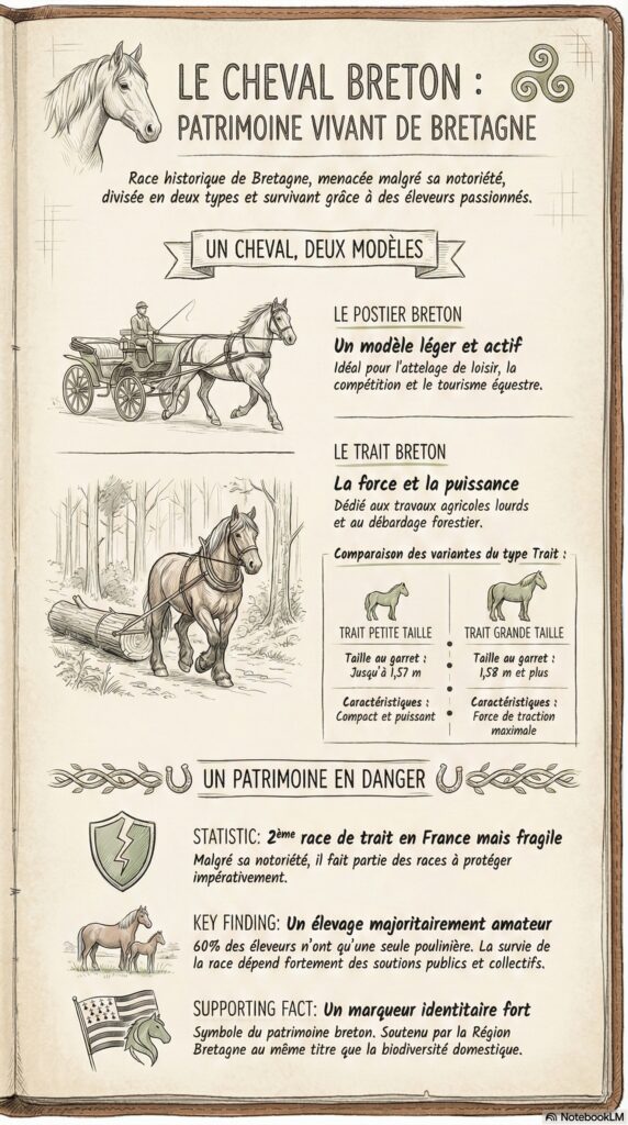 cheval trait breton