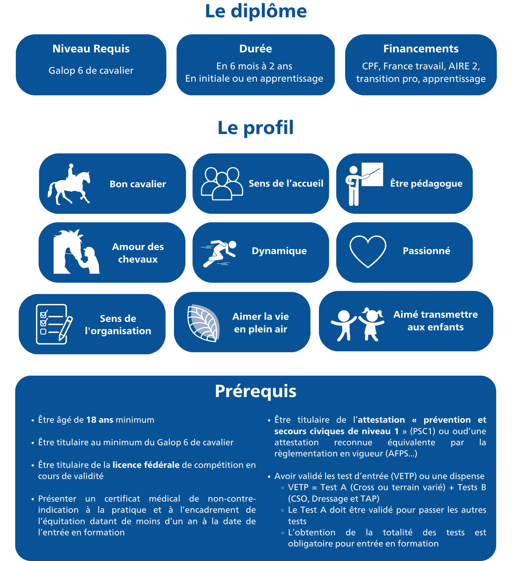 découvrez la formation bpjeps équitation : programme, compétences acquises et débouchés professionnels pour devenir moniteur d'équitation certifié.