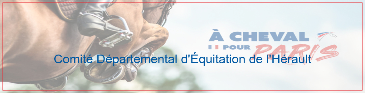 COMITE DEPT TOURISME EQUESTRE EQUITATION - Montpellier