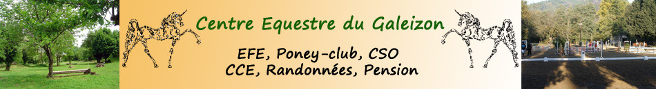 CENTRE EQUESTRE DU GALEIZON - Cendras