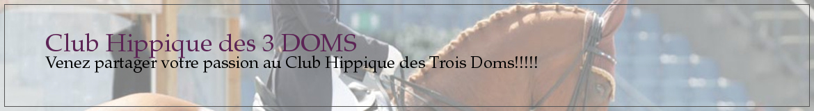 CLUB HIPPIQUE 3 DOMS - Montdidier