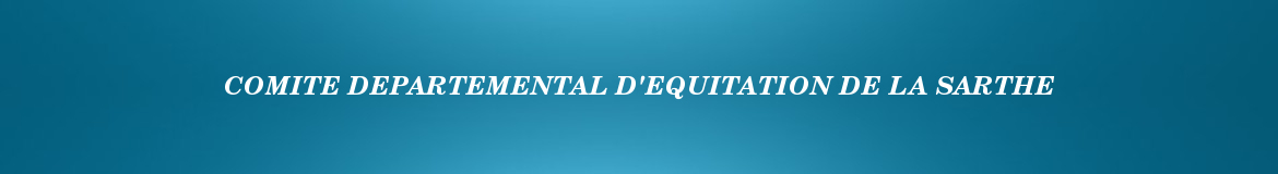 COMITE DEPARTEMENTAL D'EQUITATION DE LA SARTHE - Guecelard