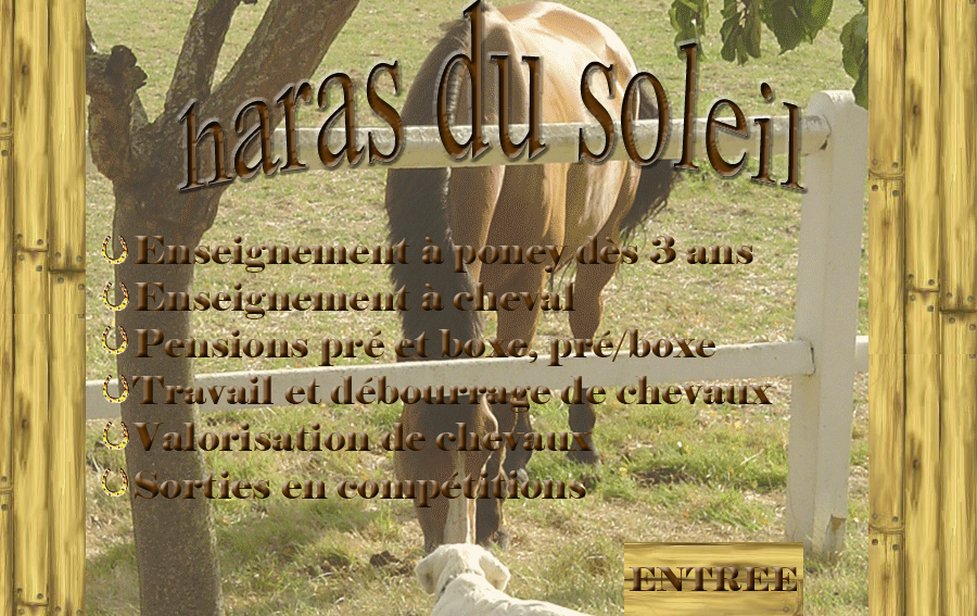 HARAS DU SOLEIL - Semblancay
