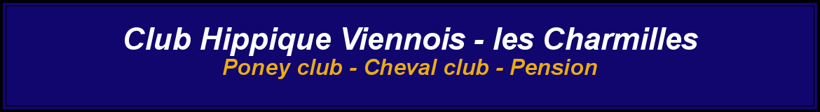 CLUB HIPPIQUE VIENNOIS - Vienne
