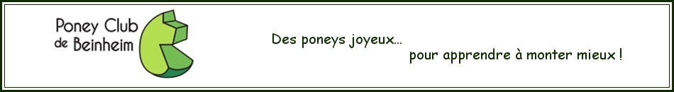 SCEA PONEY CLUB DE BEINHEIM - Beinheim