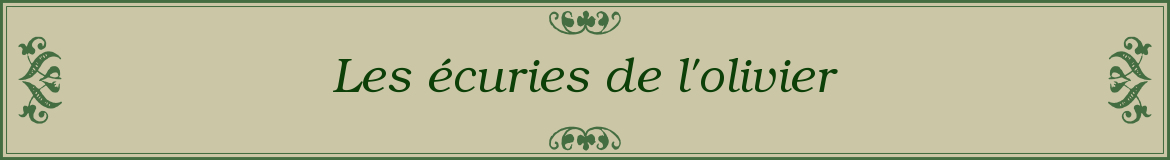ECURIE FILATRIAU - La Barre-De-Semilly