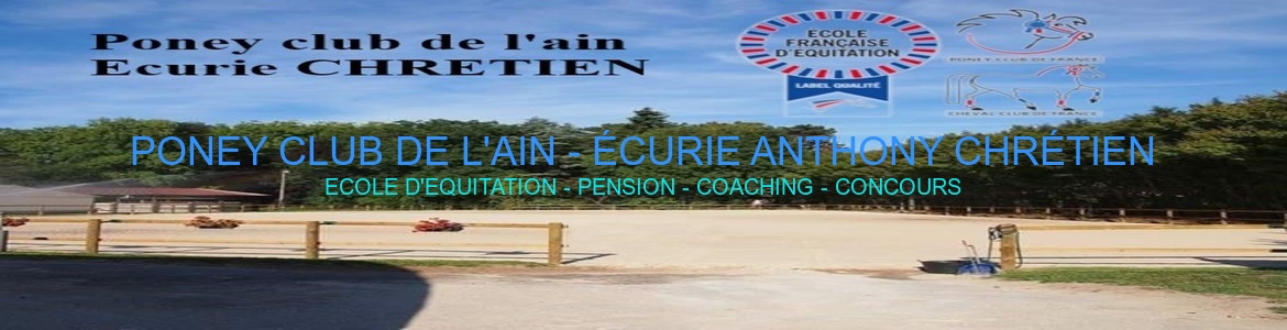 ANTHONY CHRETIEN (PONEY CLUB DE L'AIN) - Francheleins