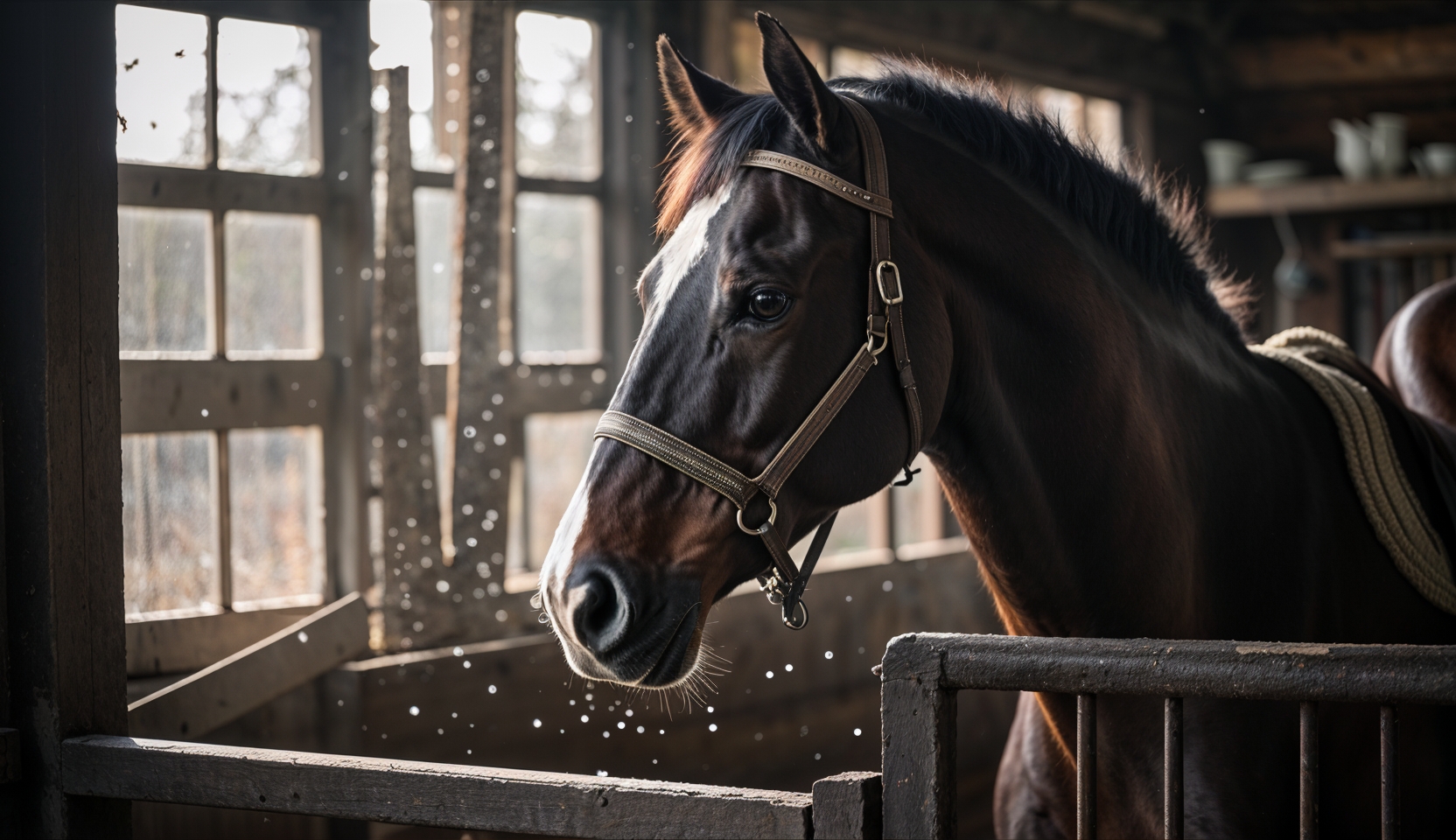 Cheval qui tousse : signe respiratoire a surveiller