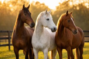 Les robes complementaires du cheval