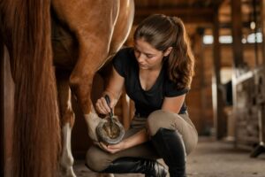 Les soins du pied : curer et graisser