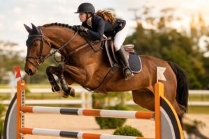 L&rsquo;équilibre du cavalier en saut d&rsquo;obstacles