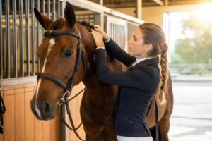 Préparer un cheval pour la compétition