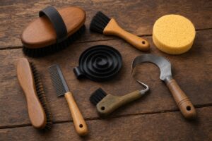Le materiel de pansage complet
