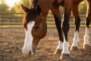 Les marques blanches du cheval