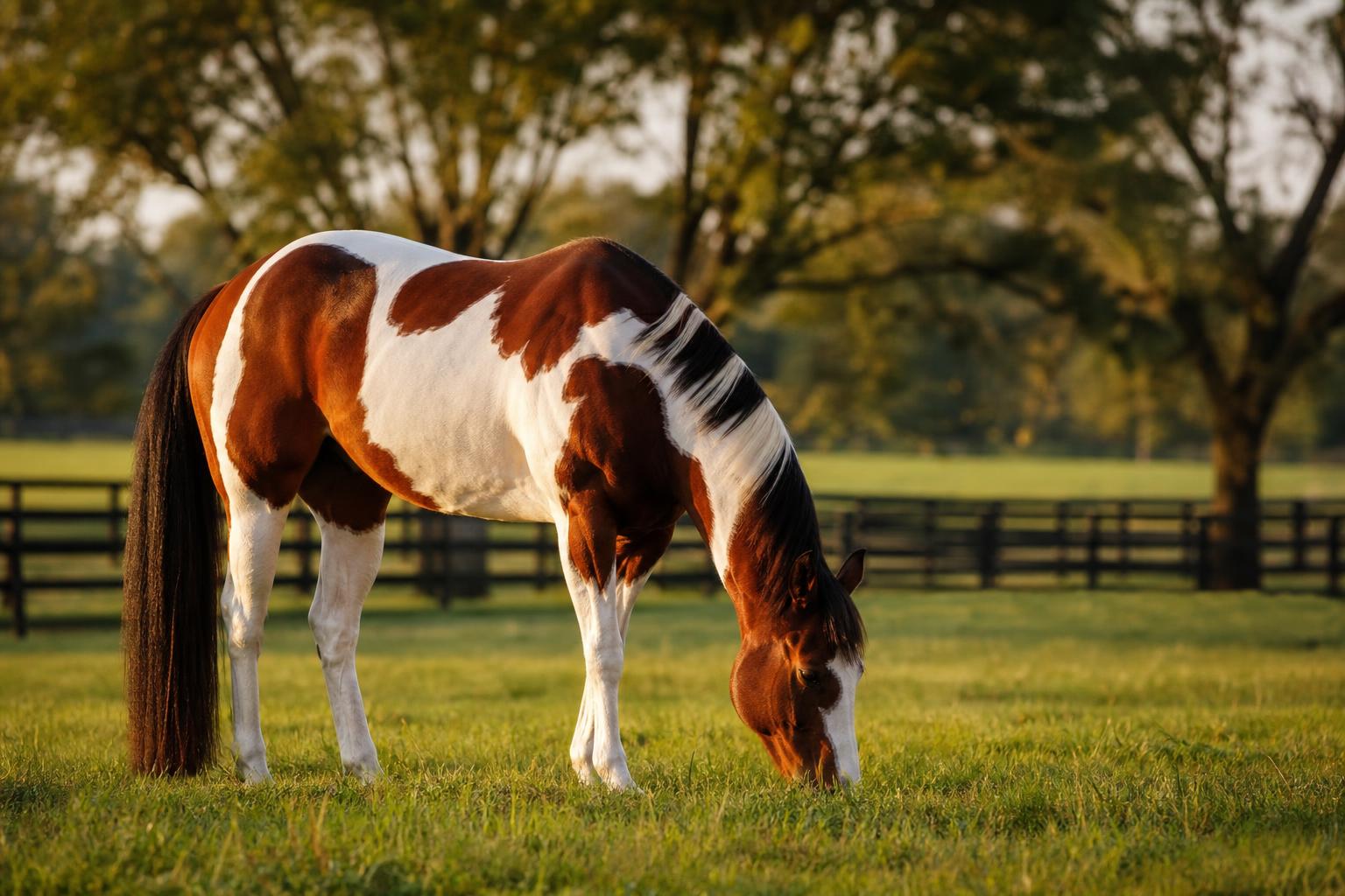 Paint Horse au pré
