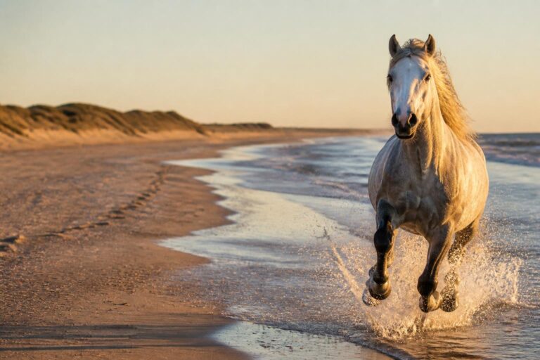 Reiten in Le Grau-du-Roi: Im Galopp über den Strand der Camargue