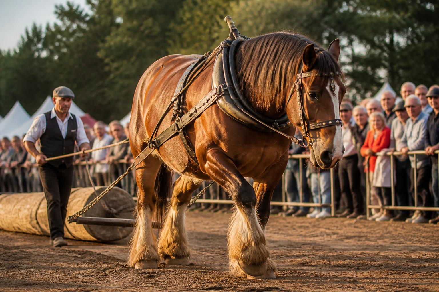 Foire et concours de trait Breton