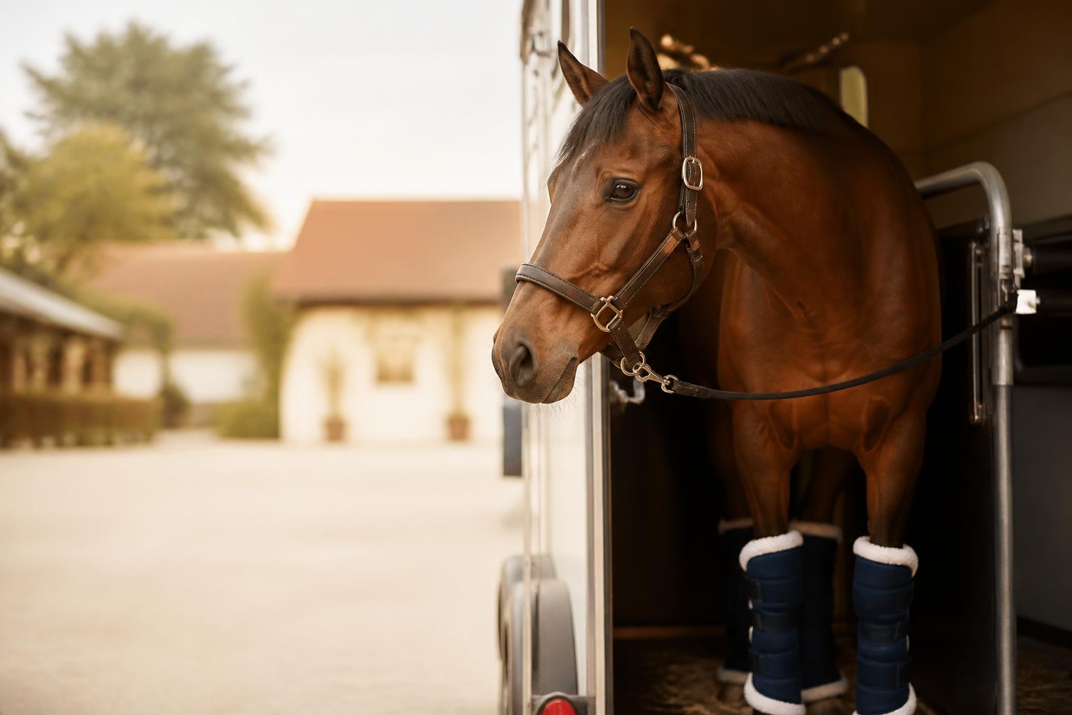 protection de transport cheval