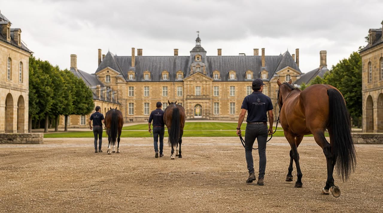 Le Haras national du Pin, le Versailles du cheval, en Normandie