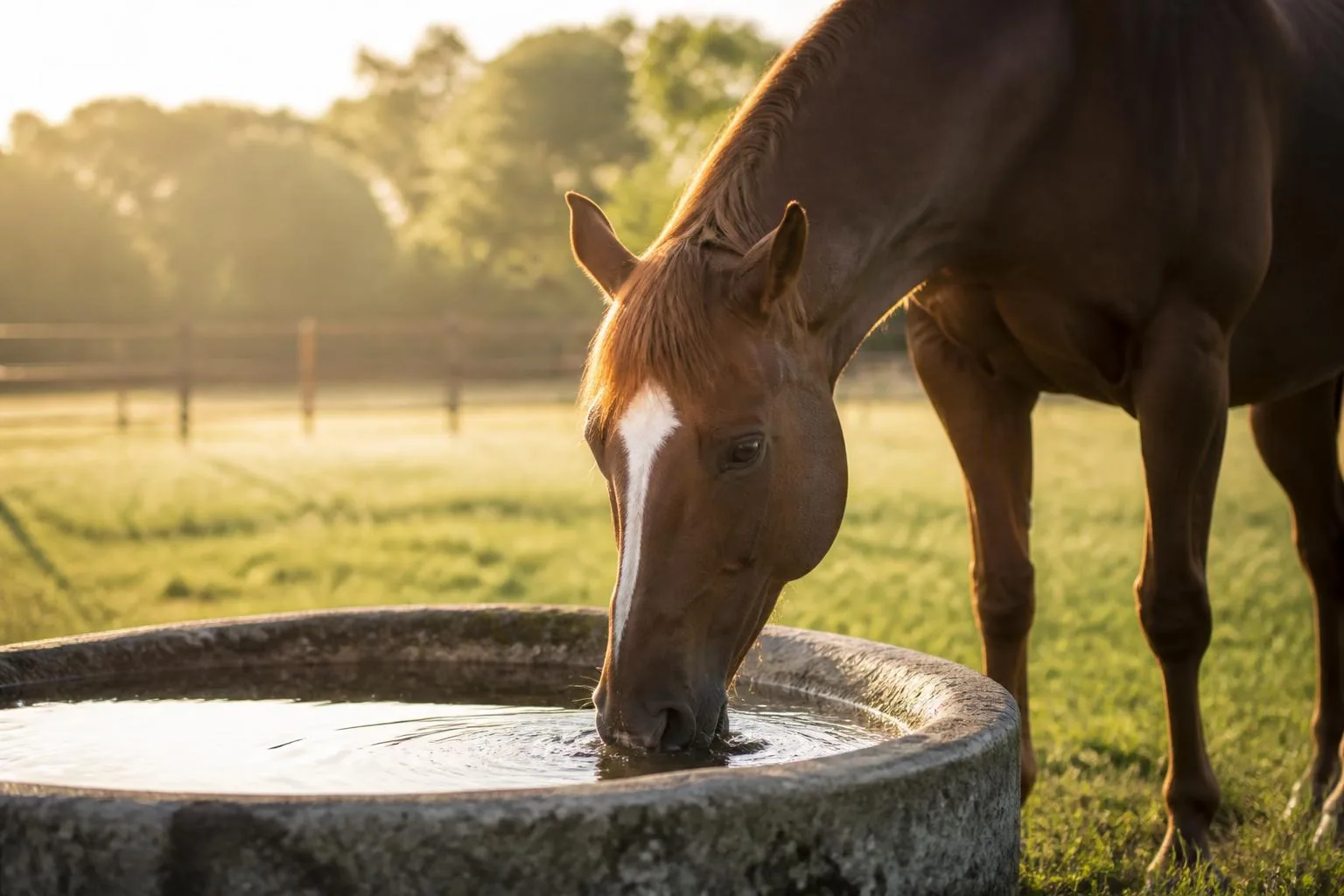 Un cheval boit jusqu’à 50 litres d’eau par jour : le réflexe d’été qu’on oublie