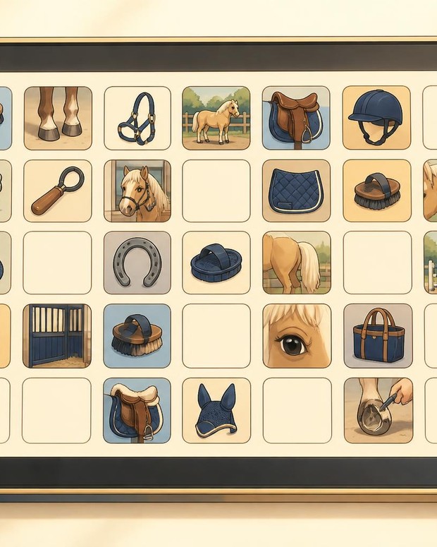 La grille d'équipement, sur la tablette