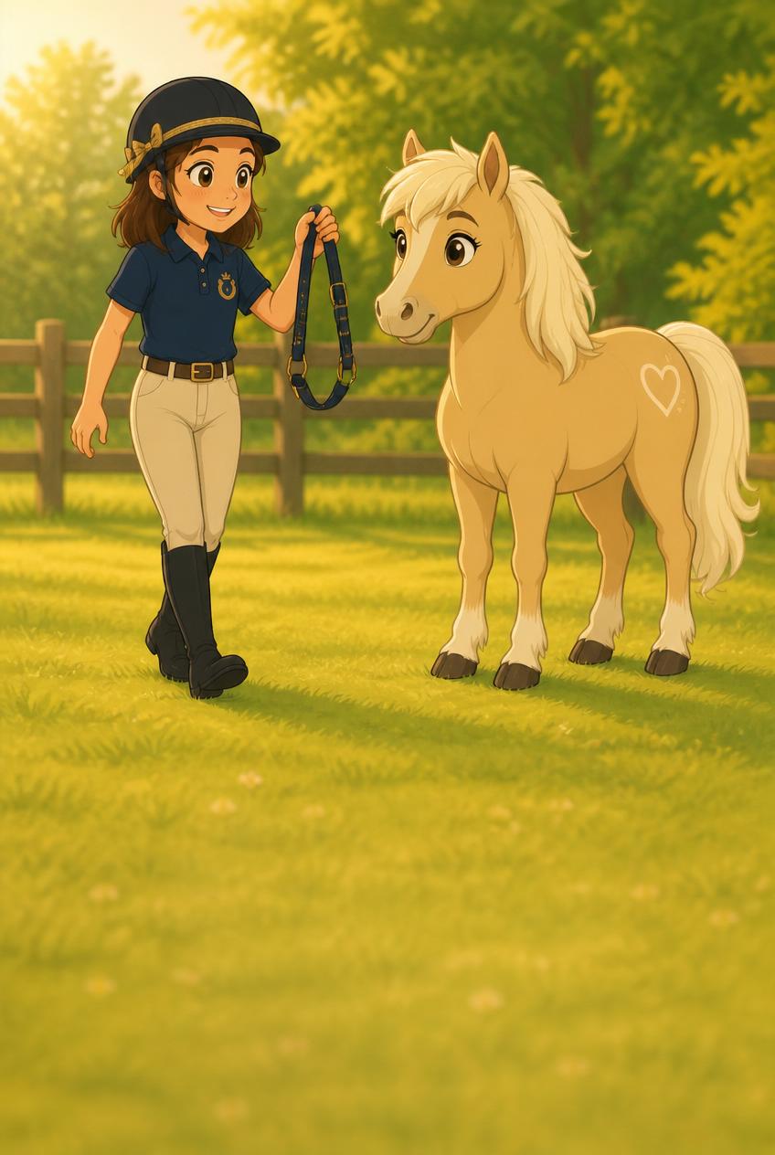 Romy et Pépite dans le pré