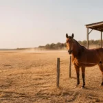 Il manque un tiers de l’herbe de l’année : le foin de votre cheval se réserve maintenant