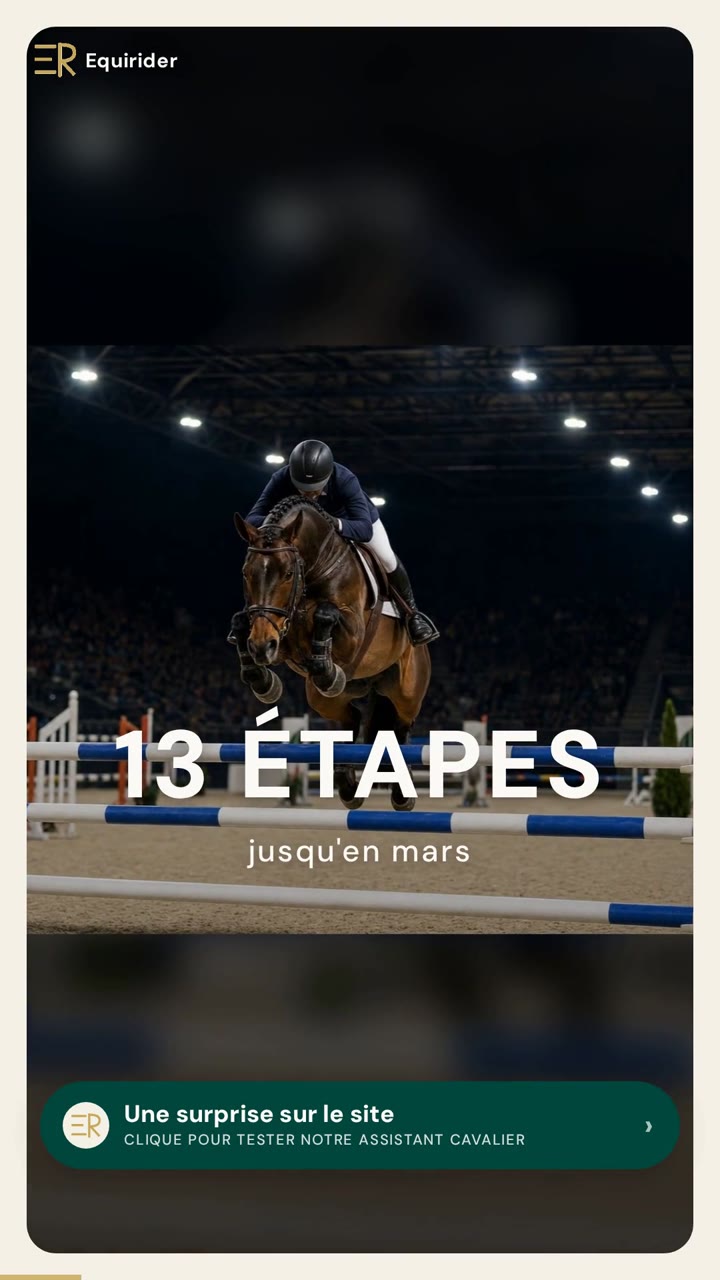 Vidéo Equirider : Treize étapes, deux en France : la Coupe du monde de saut d&rsquo;obstacles repart mercredi à Oslo