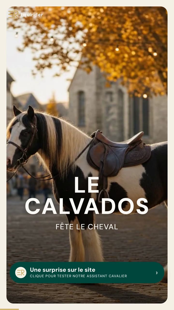 Vidéo Equirider : Equidays 2026 : cinq villes du Calvados, une parade de chevaux chaque soir et des haras ouverts