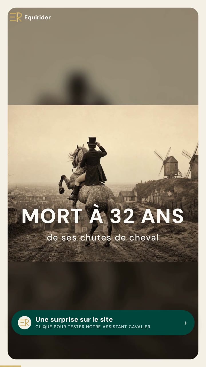 Vidéo Equirider : Pourquoi Géricault, le peintre du Radeau de la Méduse, est mort à 32 ans de ses chutes de cheval