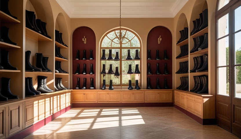 Ambiance boutique Sellerie Bucephale
