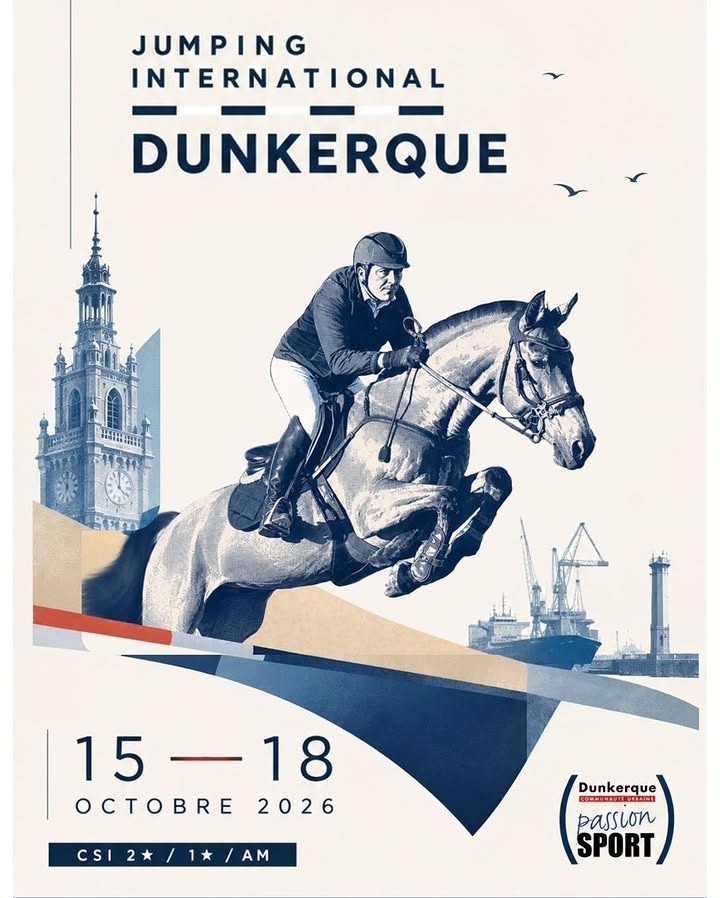 Affiche : Jumping International de Dunkerque, CSI 2 étoiles du 15 au 18 octobre 2026