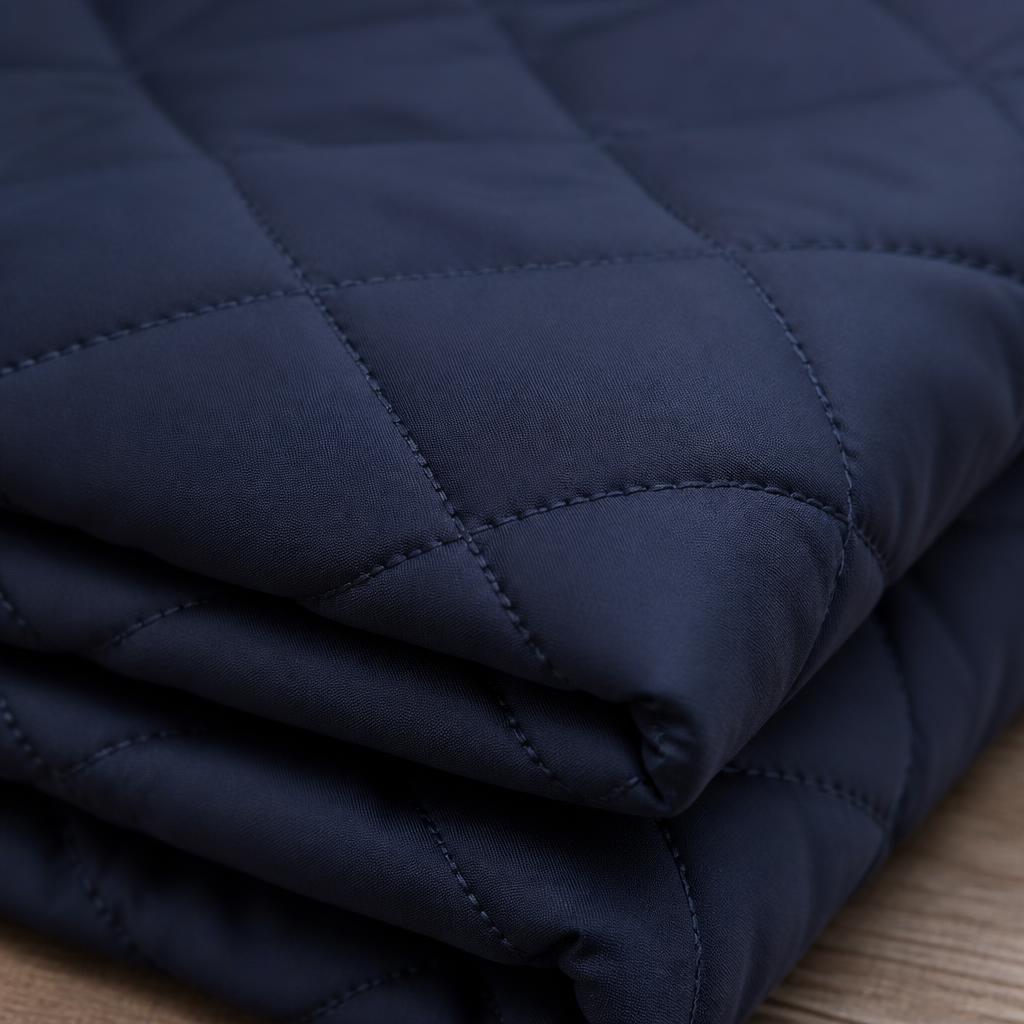 Tissu matelassé d'une couverture de cheval