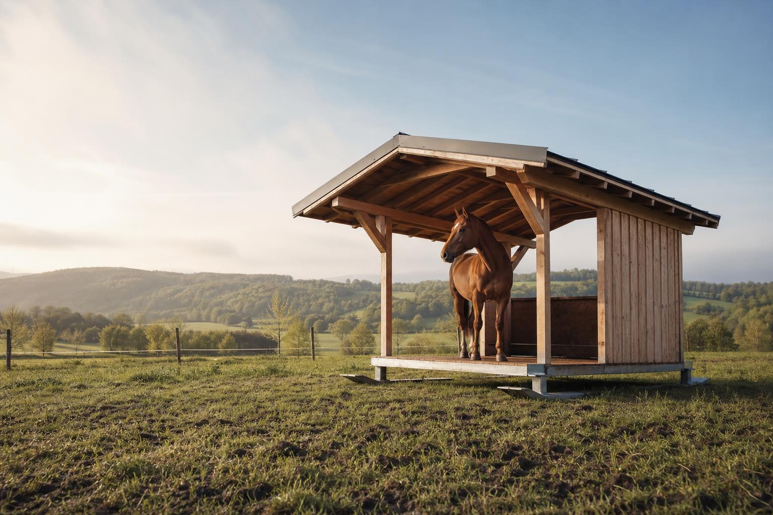 Photo Abri Nomad abri chevaux