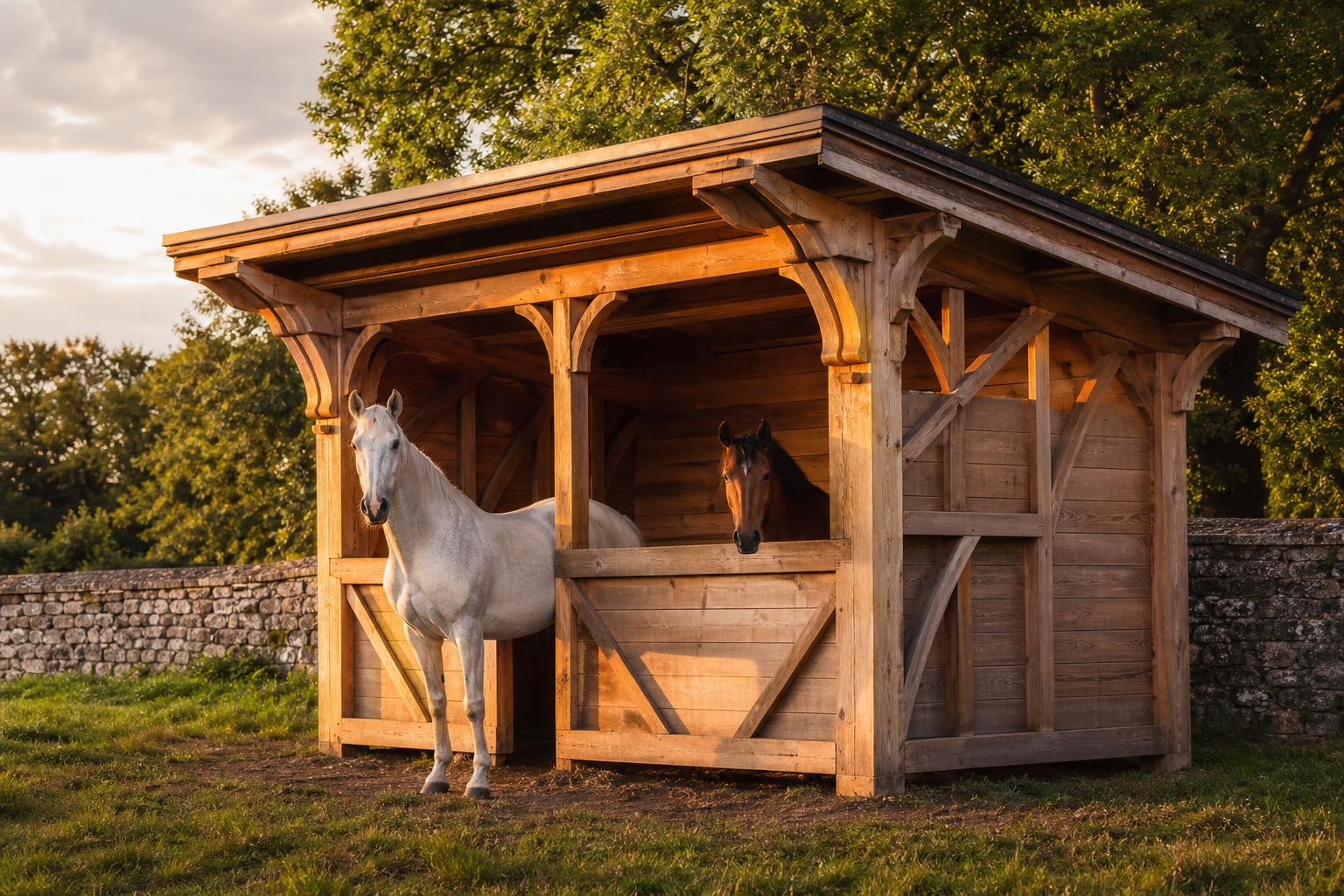 Photo La Maison Du Cheval abri chevaux
