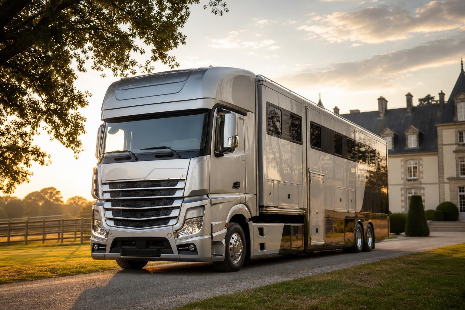 Photo Paillard camion chevaux Pro