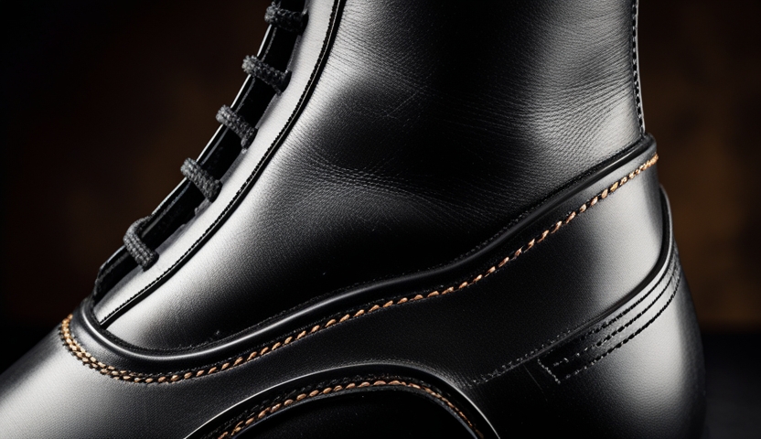 Detail cuir veau pleine fleur Parlanti Miami