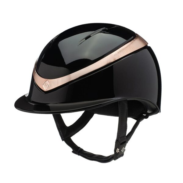 Casque équitation Charles Owen Halo finition brillante