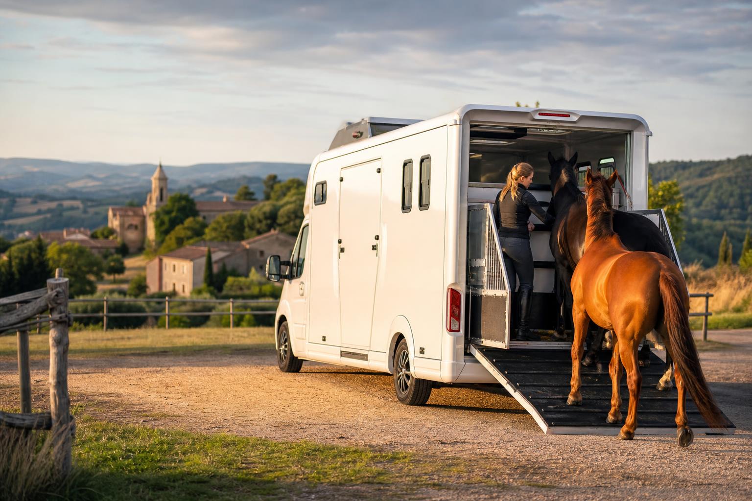 Photo transport chevaux Ogalo