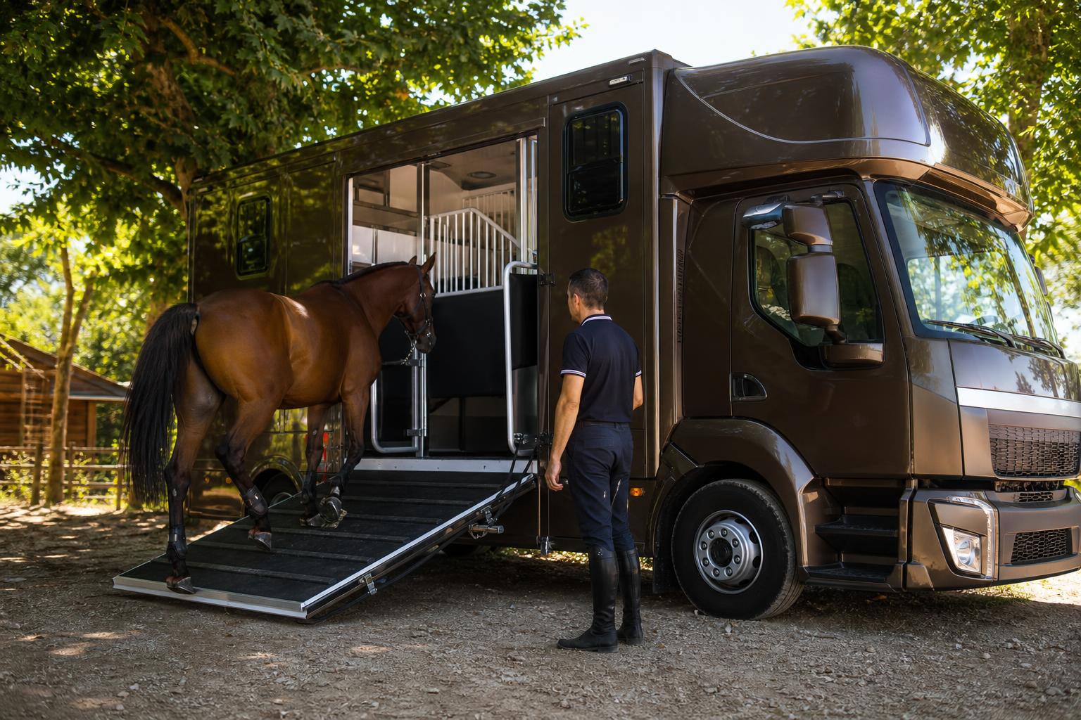 Photo transport chevaux Transports Ght