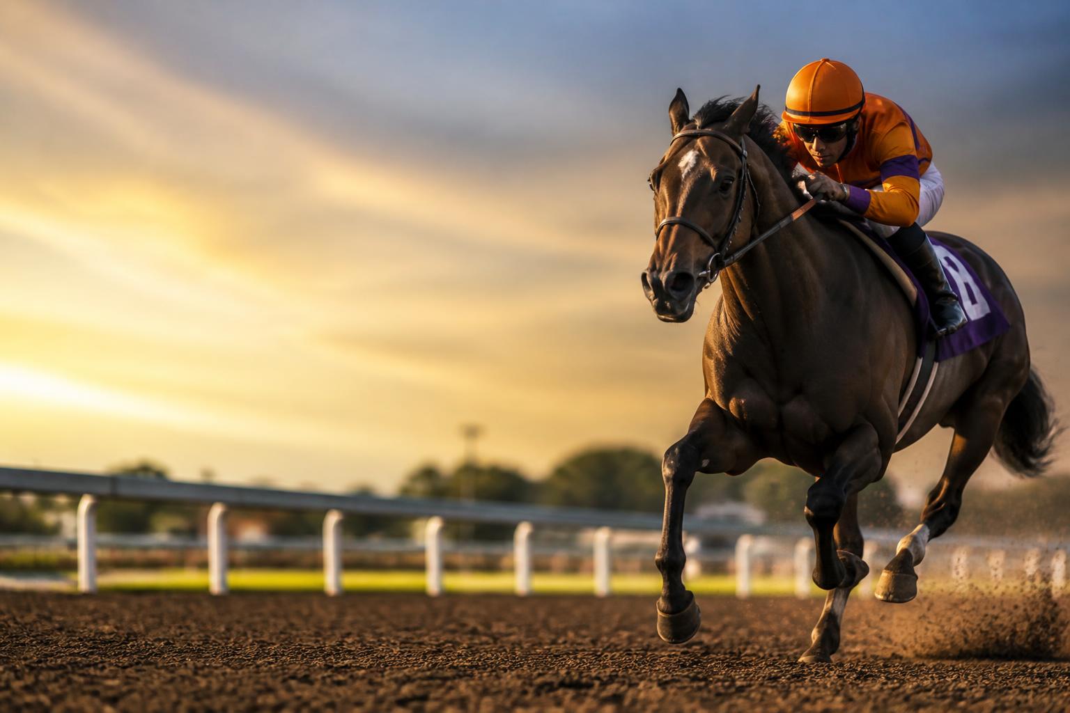 Cheval de course au galop, analyse des partants du jour